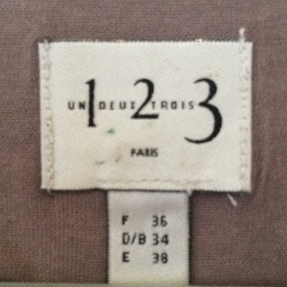 1.2.3. Paris Taupe Sequin Paisley Dress | 4 - Picture 4 of 14